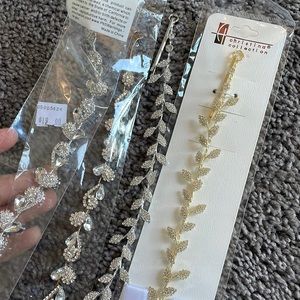 Bridal hair crystals ! All 4 sold together!